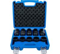 BGS 5330 - Impact Socket Set - 12-Point - 12.5 mm (1/2") Drive - 32-36 mm - 10 pcs.