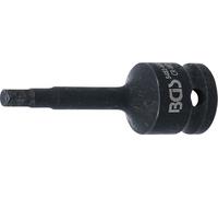 BGS 5481-M6 | Impact Bit Socket | length 75 mm | 12.5 mm (1/2") Drive | internal Hexagon 6 mm