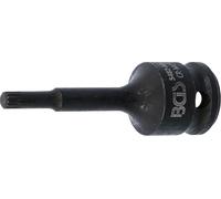BGS 5482-M5 | Impact Bit Socket | length 75 mm | 12.5 mm (1/2") Drive | Spline (for XZN) M5