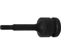 BGS 5483-M6 | Impact Bit Socket | length 75 mm | 12.5 mm (1/2") Drive | Spline (for RIBE) M6