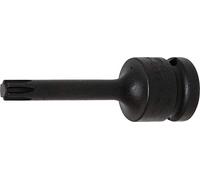 BGS 5483-M8 | Impact Bit Socket | length 75 mm | 12.5 mm (1/2") Drive | spline (for Ribe) M8