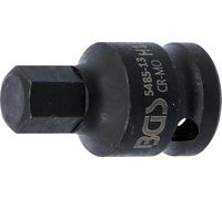 BGS 5485-13 | Impact Bit Socket | length 42 mm | 12.5 mm (1/2") Drive | internal Hexagon 13 mm