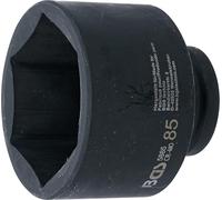 BGS 5885 | Impact Socket, Hexagon | 25 mm (1") Drive | 85 mm | Internal square drive 25mm (1"), length 115mm, chromium-molybdenum steel, phosphated