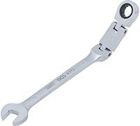 BGS 6173 | Double-Joint Ratchet Combination Wrench | adjustable | 13 mm