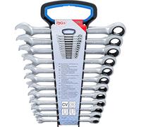 BGS 6545 | Open End Ratchet and Ratchet Ring Wrench Set | 8 - 19 mm | 12 pcs.