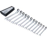 BGS 6546 | Ratchet Combination Wrench Set | adjustable | 8 - 19 mm | 12 pcs.