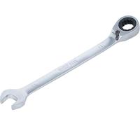 BGS 6611 | Ratchet Combination Wrench | reversible | 11 mm | 72 teeth | fine toothed | ring side angled 15° | twelve-sided | chrome vanadium steel | chrome-plated, matt