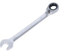 BGS 6617 | Ratchet Combination Wrench | reversible | 17 mm | 72 teeth | 12 sided | ring side angled 15° | chrome vanadium steel | chrome-plated, matt