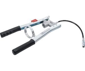 BGS 6650 | Two-Hand Cartridge Grease Gun | 500 g | Length 675 mm, flexible reinforced hose 300 mm, grease class up to NLGI 2, M10 x 1, flow rate max. 0.8 g