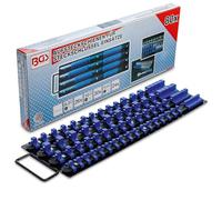 BGS 6871 | Slip-on rail Set for Sockets | with 80 Clips | for Sockets 6.3 mm (1/4") | 10 mm (3/8") | 12.5 mm (1/2")