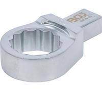 BGS 6903-30 | Push Fit Ring Spanner | 30 mm | Square Size 14 x 18 mm | Chrome vanadium steel | 12-sided | insertion square | chrome-plated, matt | rectangular shaft | with pin lock
