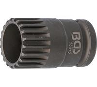BGS 70072 | Bottom Bracket Socket | For Shimano square and Octalink bottom brackets, ISIS bottom brackets, some RaceFace cranksets | chrome molybdenum steel
