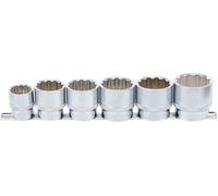BGS 70102 | Socket Set, 12-point | 12.5 mm (1/2") Drive | 24 - 38 mm | 6 pcs.
