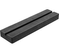 BGS 7012 | Rubber Pad | with Groove | for Auto Lifts | 373 x 100 x 35 mm