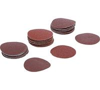 BGS 70194 | Sanding Pads for Eccentric Sanders | Ø 50 mm | K 60 - 80 - 120 | 30 pcs.