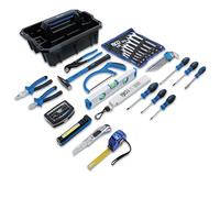 BGS 70224 | Tool Carrying Case | Reinforced Plastic | incl. Tool Assortment | 66 pcs.