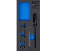BGS 70958 | Tool Tray 1/3: Cylinder Head Gasket Alignment Tool Set | for VAG