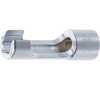BGS 70988-9 | Special Socket, slotted | 10 mm (3/8") Drive | 9 mm | Drive internal square 10 mm (3/8 inch), chrome vanadium steel, chrome-plated, matt, open hexagonal profile