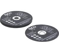 BGS 70998 | Cutting Disc Set | for Stainless Steel | Ø 75 x 1.0 x 10 mm | 5 pcs.