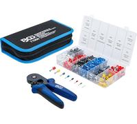 BGS 71000 | Crimping Pliers for Cable End Sleeves 0.25 - 10 mm² | with Cable Terminal Assortment 0.5 - 10 mm²