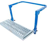 BGS 71002 | Tyre Step | adjustable | for Light Vans and 4x4 Vehicles | Maximum load capacity: 130 kg. Frame depth: 254/279/305/330 mm. Step height: 178/267/356 mm. Non-slip profile