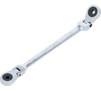 BGS 71028-6X8 | Double Ratchet Ring Spanner | adjustable | with E-Type Ring Heads | E6 x E8