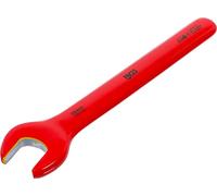 BGS 71080 | VDE Single Open End Spanner | 30 mm | VDE insulated up to 1000 V, chrome vanadium steel, jaw position 15°, drop-forged, EN 60900/IEC 60900