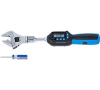 BGS 72097 | Digital Adjustable Torque Wrench | 4.2 - 85 Nm | Spanner width 5 - 30 mm, outer square 9 x 12 mm, peak hold/track, memory for 50 readings