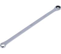 BGS 7245 | Ratchet Ring Wrench and Ring Spanner | Extra Long | 15 mm | Length 349 mm, 72 teeth, 12-point, chrome vanadium steel, chrome-plated, high-gloss, 5° reverse swivel angle