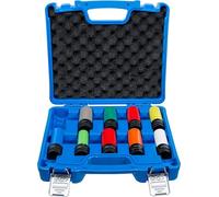 BGS 7311 | Protective Impact Socket Set | 12.5 mm (1/2") Drive | 15 - 24 mm and Special Wheel Nuts | 10 pcs.
