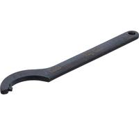 BGS 74216 | Hook Wrench with Pin | 52 - 55 mm | Chrome vanadium steel, phosphated, pin diameter 5 mm, for cross hole nuts DIN 1816