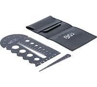 BGS 74247 | Screwpitch Gauge and Thread Template | Metric | M3 - M20, 0.5 - 13.00 mm