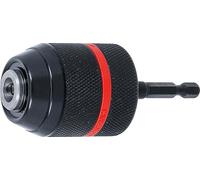 BGS 74469 - Quick Action Chuck - Metal Version - 6.3 mm (1/4") Drive x 20 UNF - 0.8-10 mm