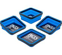 BGS 74502 | Magnetic Shell Set | Silicone | Foldable | 115 x 115 x 50 mm | 4 pcs.