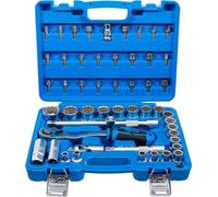 BGS 74509 | Socket Set 12-Point | 12.5 mm (1/2") Drive | 8-32 mm | 51 pcs.