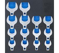 BGS 74564 | Tool Tray 2/3: Crowfoot Spanner Set | 12.5 mm (1/2") Drive | Inch Sizes | 14 pcs.