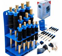 BGS 74596 | Pin Punch / Centre Punch / Flat Chisel Set | with Hand Protection | 13 pcs.