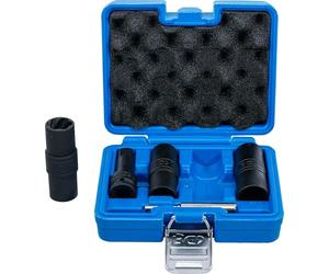 BGS 7467 | Special Impact Double-Sided Socket Set / External Hexagon and Screw Extractors 17 - 19 - 21 mm | 12.5 mm (1/2") | 3-tlg.