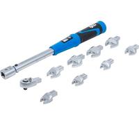 BGS 7532 Torque Wrench Set for 9 x 12 mm Insertion Tools 10-50 Nm 10-Piece