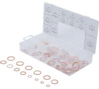 BGS 8132 | Seal Ring Assortment | Copper | Metric | for Oil Drain Plugs | 75 pcs.