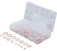 BGS 8144 | Seal Ring Assortment | Copper | Inch Sizes | for Oil Drain Plugs | 75 pcs.