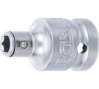 BGS 8201 | Bit Adaptor with retaining Ball | 12.5 mm (1/2") Drive | internal Hexagon 6.3 mm (1/4")