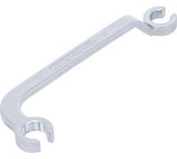 BGS 8291 | Double Ring Spanner, Open | for Diesel Injector Pipes | 17 mm