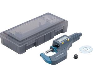 BGS 8427 | Digital Micrometer | 0 - 25 mm | Resolution 0.001 mm, measuring accuracy +/- 4 µm, measuring force 5 - 10 N, battery CR 2032 included
