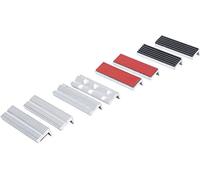 BGS 8442 | Bench Vice Jaw Protector Set | Aluminium | 100 mm | 8 pcs.