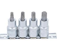 BGS 8886 | Bit Socket Set | 12.5 mm (1/2") Drive | T-Star (for Torx) T40 - T55 | 4 pcs.