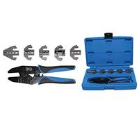 BGS 9098 | Crimping Tool Set with | 5 Pairs of Jaws