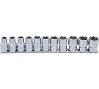 BGS 9106 | Socket Set, Hexagon | 12.5 mm (1/2") Drive | 10 - 21 mm | 11 pcs.