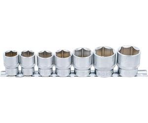 BGS 9108 Socket Set, Hexagon, 1/2" Drive, 20 - 32 mm, 7 pcs.