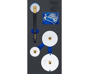 BGS 9152 | Tool Tray 1/3: Adaptor Set for Air Brake Bleeder | 4 pcs.